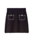 コットンニットミニスカート