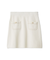 コットンニットミニスカート