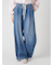 【WEB限定00サイズ】ワイドレッグイージーデニムパンツ