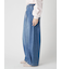 【WEB限定00サイズ】ワイドレッグイージーデニムパンツ