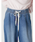 【WEB限定00サイズ】ワイドレッグイージーデニムパンツ