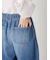 【WEB限定00サイズ】ワイドレッグイージーデニムパンツ