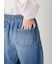 【WEB限定00サイズ】ワイドレッグイージーデニムパンツ