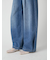【WEB限定00サイズ】ワイドレッグイージーデニムパンツ