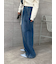 【WEB限定00サイズ】ワイドレッグイージーデニムパンツ