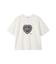 ハートモチーフプリントTシャツ