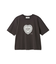 ハートモチーフプリントTシャツ