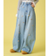 【WEB限定00サイズ】[L.B CANDY STOCK]バリエーションビジューデニムパンツ