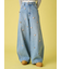 【WEB限定00サイズ】[L.B CANDY STOCK]バリエーションビジューデニムパンツ