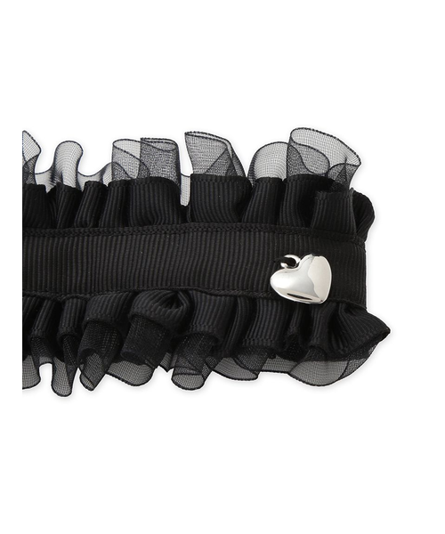 フリルヘアーバンド｜リリーブラウンの通販｜&mall（アンドモール