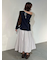 ２wayボリュームシャツスカート