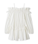 デコルテフリルミニロンパース
