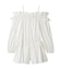 デコルテフリルミニロンパース