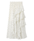【WEB限定00サイズ】ラッフルフリルティアードスカート