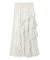 【WEB限定00サイズ】ラッフルフリルティアードスカート