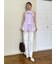 [L.B CANDY STOCK]カットワークビジューデニムパンツ