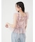 【WEB限定カラー】シャーリングレイヤーフリルトップス
