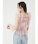 【WEB限定カラー】シャーリングレイヤーフリルトップス