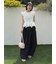 【WEB限定カラー】シャーリングレイヤーフリルトップス