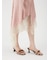 イレギュラーヘムサテンスカート