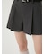 ベルト付きタックショートパンツ