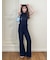 クロシェトリムニットパンツ