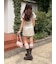 サテンミニスカショートパンツ