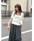【LILY BROWN×ANNA SUI】バイカラーニットキャミソール