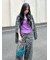 【LILY BROWN×ANNA SUI】バイカラーニットキャミソール