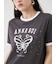 【LILY BROWN×ANNA SUI】バタフライリンガーストーンTシャツ