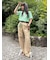 【LILY BROWN×ANNA SUI】バタフライリンガーストーンTシャツ