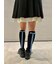 【LILY BROWN×Hearts2Hearts】リボンロゴハイソックス