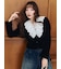【WEB限定00サイズ】ドレープヘムイージーデニムパンツ