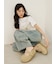 【WEB限定00サイズ】タックワイドクラシックデニムパンツ