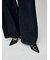 【WEB限定00サイズ】タックワイドクラシックデニムパンツ