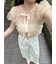 【WEB限定00サイズ】タックワイドクラシックデニムパンツ