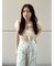 【WEB限定00サイズ】タックワイドクラシックデニムパンツ