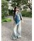 【WEB限定00サイズ】タックワイドクラシックデニムパンツ