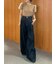 【WEB限定00サイズ】タックワイドクラシックデニムパンツ