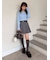 ラメ入りアーガイルハイソックス