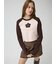 【LILY BROWN×MARY QUANT】デイジープリントラグランロンT