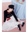 【LILY BROWN×MARY QUANT】パールボタンキャスケット