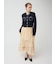 イレヘム光沢ティアードスカート