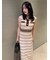 【LILY BROWN×MARY QUANT】ポロニットワンピース