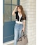【LILY BROWN×MARY QUANT】ニットカーディガン