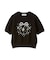 [L.B CANDY STOCK] ビジューエンブロイダリーニットトップ