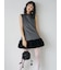 スクエアファードッキングミニワンピース