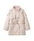 【限定カラー】[L.B CANDY STOCK] 2wayビジューキルティングコート