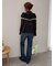 【WEB限定00サイズ】ストレッチセミフレアデニムパンツ