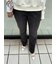 【WEB限定00サイズ】ストレッチセミフレアデニムパンツ